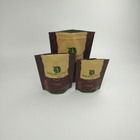 Stand herauf Nahrungsmittelgrad-biologisch abbaubarer Kaffee-Verpackentaschen-Gewohnheit druckte verpackende Aluminiumfolie-Tee-Beutel