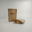 Stehen Sie oben Plastik Verpackenkaffee-Taschen der kaffee-Taschen-Brown-Kraftpapier-Hersteller-12oz mit Reißverschluss mit Ventil