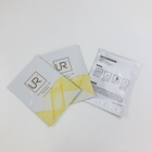 Kundenspezifische wiederversiegelbare drei Seite flache Plastik bereifte Plastiklotionscreme-Kissen Tasche mit Reißverschluss