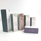 Kundenspezifische glatte UV-Stärke-weiße Pappe Matt Film Withs 400g für kosmetische Probe Argan Oil Paper Box Packaging