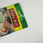 Die Nahrungsmitteltasche, die kundenspezifische Logo Smell Proof-Taschenkaffee Folie verpackt, stehen oben Druckbeutelstand herauf die Taschen, die Pizza verpacken