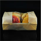 Stehen Sie oben verpackendes Nahrung kundengebundenes Kraftpapier-Papiertüte-klar Fenster für Brot
