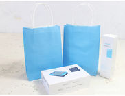 Schöne blaue Druckkraftpapier-Papiertüte-mittlere Größe für den Einkauf
