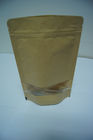 Goldkeil-Seiten-Kraftpapier kundengebundene Papiertüten, Zinn-Bindungs-Kaffeebohne-Verpacken
