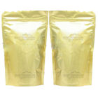 Golddruckten quadratische untere Aluminiumfolie-Taschen Mattende für das Kaffee-Verpacken
