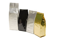 Glatter Endunterseiten-Keil-Kaffee-Verpackentaschen mit Reißverschluss/Ventil