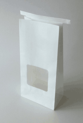 Weißes Kraftpapier fertigte Papiertüten mit Tintie für das Tee-/Schokoladen-Verpacken Oolong besonders an