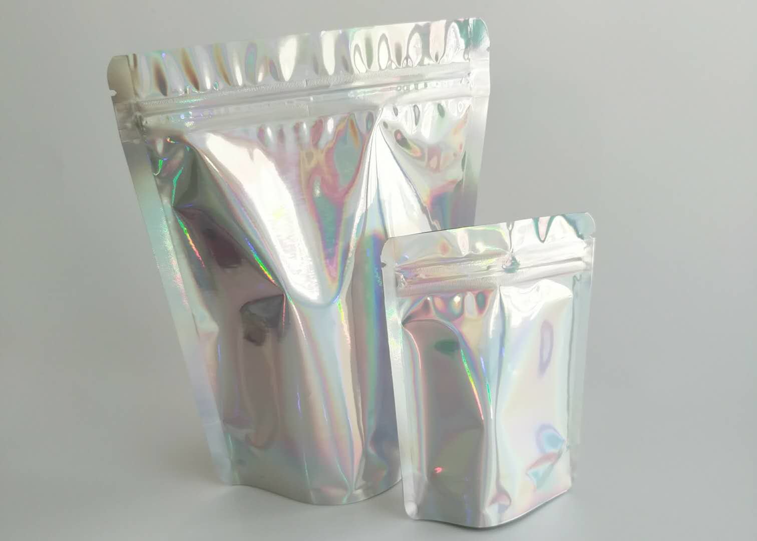 Offenbar sackt Fenster-Verpackung mit Reißverschluss umweltfreundliches für medizinische Süßigkeit ein