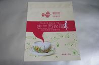 Flacher Aluminiumfolie-kundenspezifischer Teebeutel, der für Franzose-Rosen-Tee verpackt