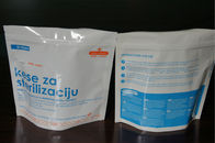 Nahrungsmittelgrad-lamellierter Plastikmikrowellen-Sterilisator-Taschen stehen oben mit Reißverschluss