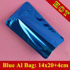 Glatter blauer Selbststehender Beutel mit Reißverschluss für das Molkeprotein-Pulver-Verpacken/Protein-Pulver-Tasche