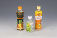 Kundengebundene Entwurf PVC-Schrumpfschlauch-Aufkleber für das Saft-Wasser-Flaschen-Verpacken