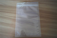 Drei Plastikbeutel des Seitendichtungsfreien raumes, die Tasche mit Reißverschluss mit Fallloch verpacken