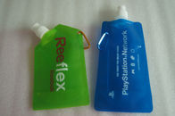 Grün-blaue flexible Tasche für flüssige/Plastiktasche für Flüssigkeit mit Druck-Logo