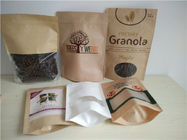 Reißverschluss-kundengebundene SpitzenPapiertüten mit ovalem Fenster für das Quinoa-Samen-Verpacken
