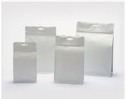 Plastik-Reißverschluss-Kraftpapier-Imbiss-Tasche, die mit klarem Fenster für Kaffeebohne/Plätzchen verpackt