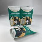 Aufbereitete kundengebundene wiederversiegelbare Papiertüten Stand-oben Beutel-Nahrung- für Haustierebrowns Kraftpapier