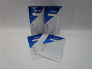 Kundengebundene Keil-Taschen der Unterseiten-500g, Protein-Folie zeichneten stehen oben Beutel mit Reißverschluss