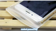 Weicher Oberfläche PVC-Reißverschlussbeutel, EVA-Plastikbeutel, die Tasche für iphone Verpacken verpacken