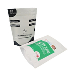 Kundenspezifische Aluminiumfolie-Taschen Logo White Coffee Beans Teas Plastik riechen Beweis