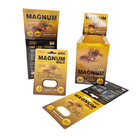 Großhandel Nashorn Honig Druck Gold Geheimnis Wunder Honig 3d Papier Karten Anzeigebüro Honig Beutel Verpackung