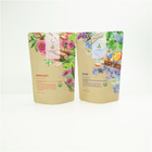 Custom Plastikbeutel Ziplock Aluminiumfolie Teeverpackung Stehen Tasche Zusammensetzung Mylar Tasche für Kaffee