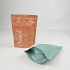Custom Logo gedruckt Geruchssicherung Lebensmittel Mylar Feuchtigkeitssicherung Matte Aluminiumfolie Stehen Sie auf Tasche Körper Scrub Verpackungstüte