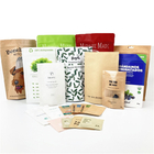 Biologisch abbaubares, maßgeschneidertes Logo 100g 250g Tee Kaffee Trockenfrüchte Verpackungstüte recycelbar Stand-up Tasche