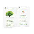 Customized Logo 100% biologisch abbaubares Kraftpapier wieder verschließbare Beutel für Lebensmittel Pulver Essnüsse Verpackung Leere schlanke Teebeutel