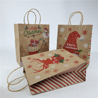 Individuelle Papiertüten mit Ziehseile für Geschenke/Kleidung/Einkaufsmöglichkeiten