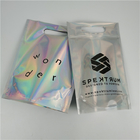 Top Qualität Custom Logo gedruckt Fashion Pack Custom Dicke undicht Holographischer Film Mylar Taschen