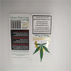 Hotstamped-Weiß fertigte CBD-Blatt-Papiertüten, das Kraftpapier besonders an, das für Blätter des Tabak-CBD verpackt