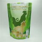 Wiederversiegelbare verpackende Plastikbeutel, Reißverschluss-Nahrung- für Haustieretasche für Tierergänzung