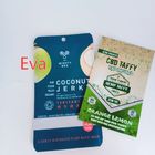 Plastik-Reißverschluss-Gewohnheit druckte Imbiss-Taschen-reinen Plastik für Kokosnuss-Ruck/Trockenfrüchte