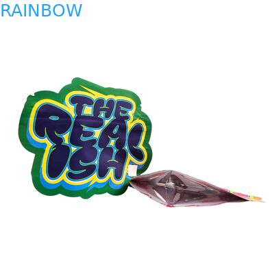 3.5g 7g 14g Ziplock Mylar Tasche Essbare kindersichere Aluminiumfolie für Kekse Gummi