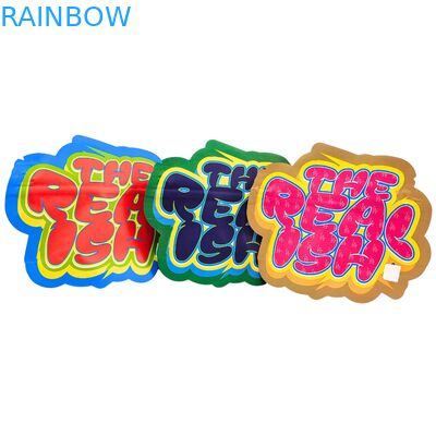 3.5g 7g 14g Ziplock Mylar Tasche Essbare kindersichere Aluminiumfolie für Kekse Gummi