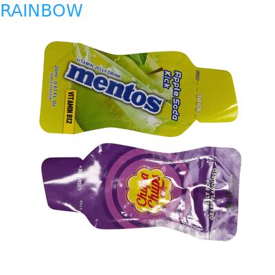 Besonders gedruckte holographische Mylar-Tasche wieder verschließbare biologisch abbaubare Verpackung für Lebensmittel-Snacktaschen