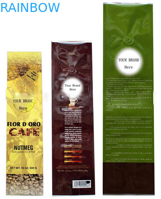 Soemhaustier/-AL/-PET Kaffee-Ventil-Folien-Tasche, die mit Zipverschluß verpackt