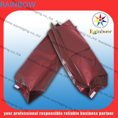 Kundengebundene Seitenkeilteebeutel, die mit glattem Drucken verpacken