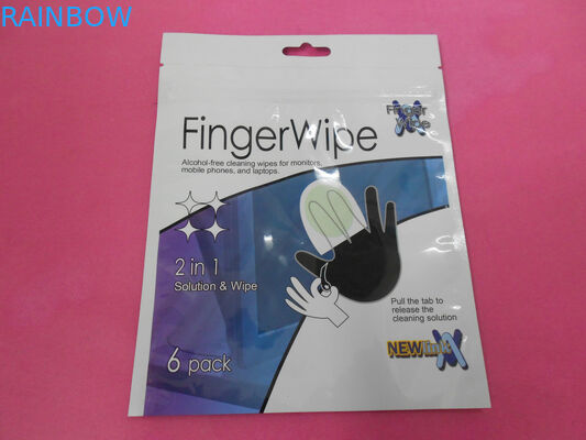 Nicht- Durchsickern HAUSTIER/AL/PET kosmetische Verpackentasche mit Fall-Loch für Abschminktuch