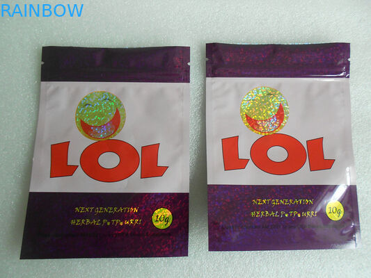 Kundenspezifisches HAUSTIER/VMPET/PET 100 Mikron Kräuterweihrauch-Verpacken