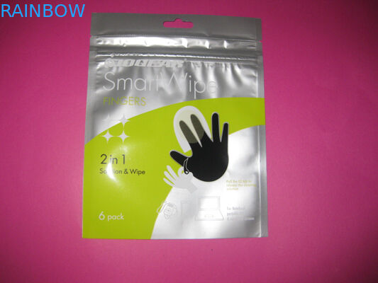 Freundlicher Aluminiumfolie-Beutel Eco, der mit Zipverschluß für Bean verpackt