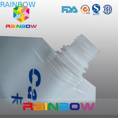 der transparente Beweis des Wassers 3L oder das Drucken steht oben flüssige Tasche Flasche des Tüllen-Beutels