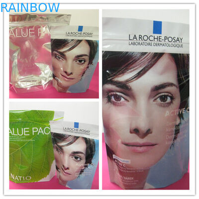 HAUSTIER 130mic/AL/NY/PET stehen oben untere Keil-Taschen für Comstic