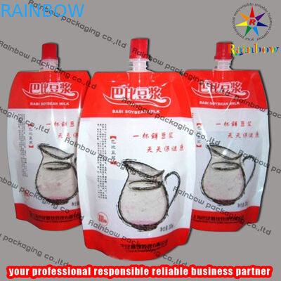 Verpackender Aluminiumfolie-Tüllen-Beutel, Sojabohnen-Tasche