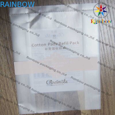 Die Aluminiumfolie-kosmetische Verpackentasche, dauerhaft stehen oben Beutel