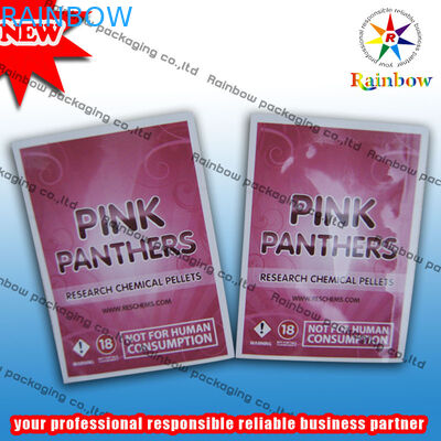 Kundengebundene Seite drei versiegelte kosmetische Verpackentasche in lamelliertem Material