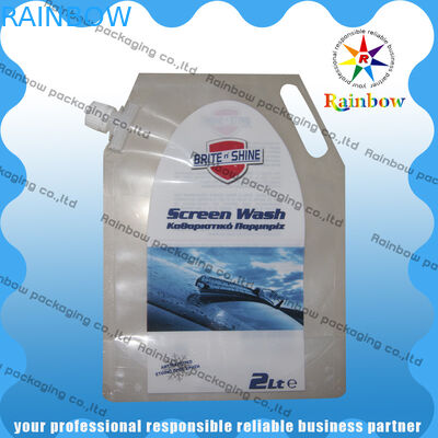 Klarer Haustier-Tüllen-Beutel, der mit Fall-Loch für alkoholfreie Getränke verpackt