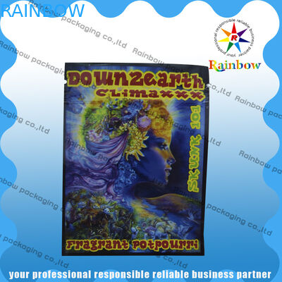 Down2earth/Geeked oben/Diablo-Goldkräuterweihrauch-Zipplastiktaschen feuchtigkeitsfest