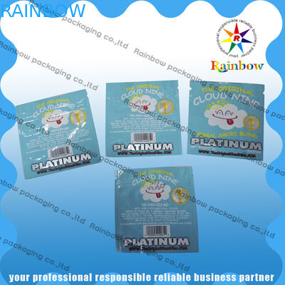 Kräuterweihrauch-Zipplastiktaschen der Wolken-9 mit Reißverschluss für Haus